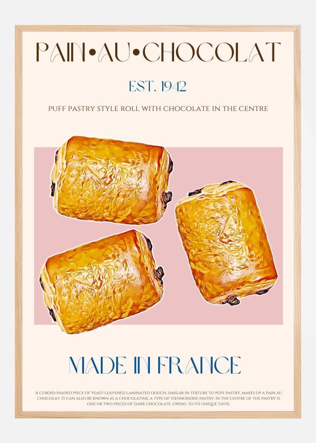 Pain Au Chocolat Print Juliste