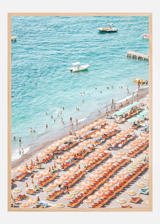 Positano Beach Scene Juliste