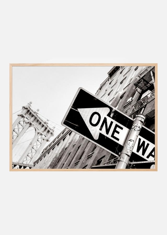 Manhattan Bridge One Way Juliste