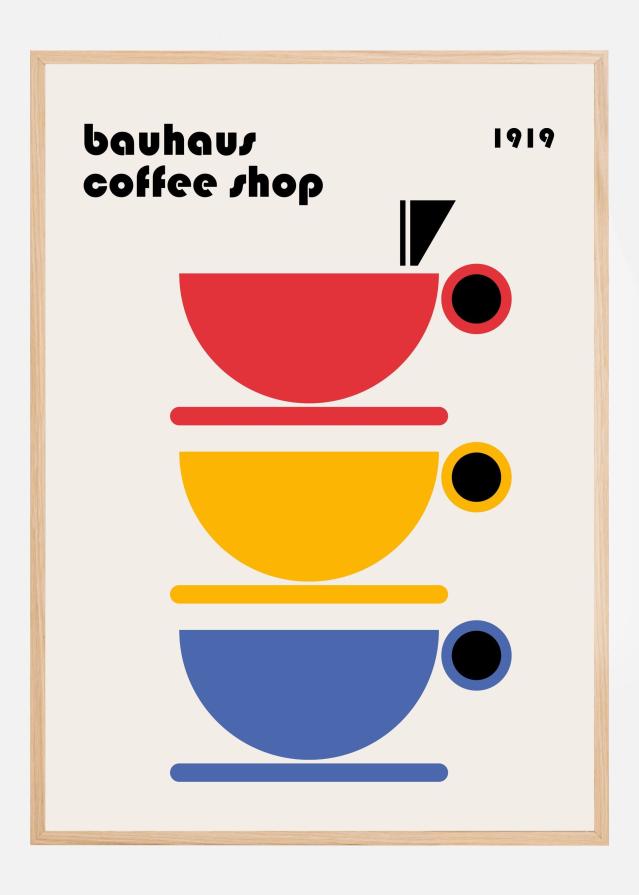 Bauhaus Coffee Minimalist Juliste