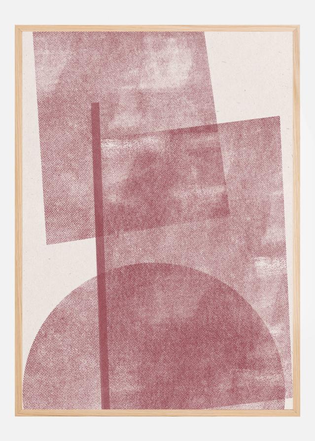 Paper Red Collage No.4 Juliste