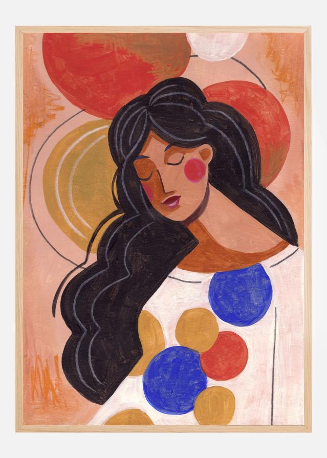 Woman in Thoughts Juliste