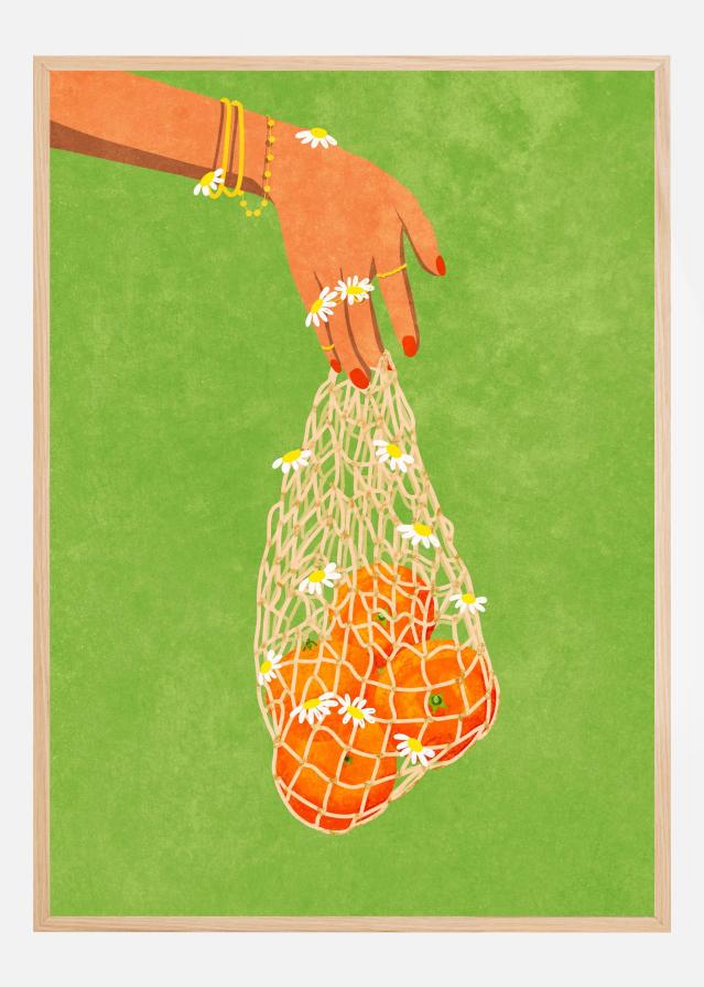 Fresh Oranges Juliste