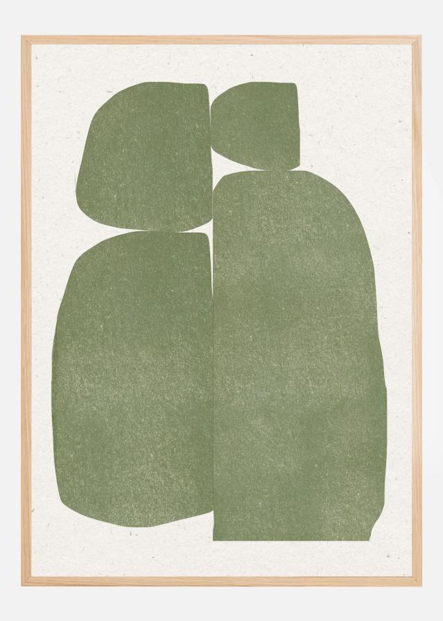 Green Stones Composition Juliste