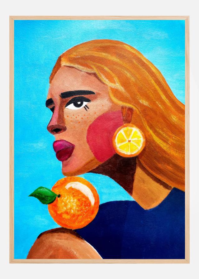 Woman With Orange Juliste