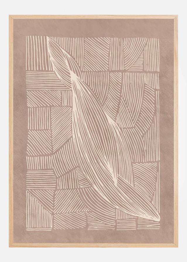 Abstract Irregular Lines Juliste