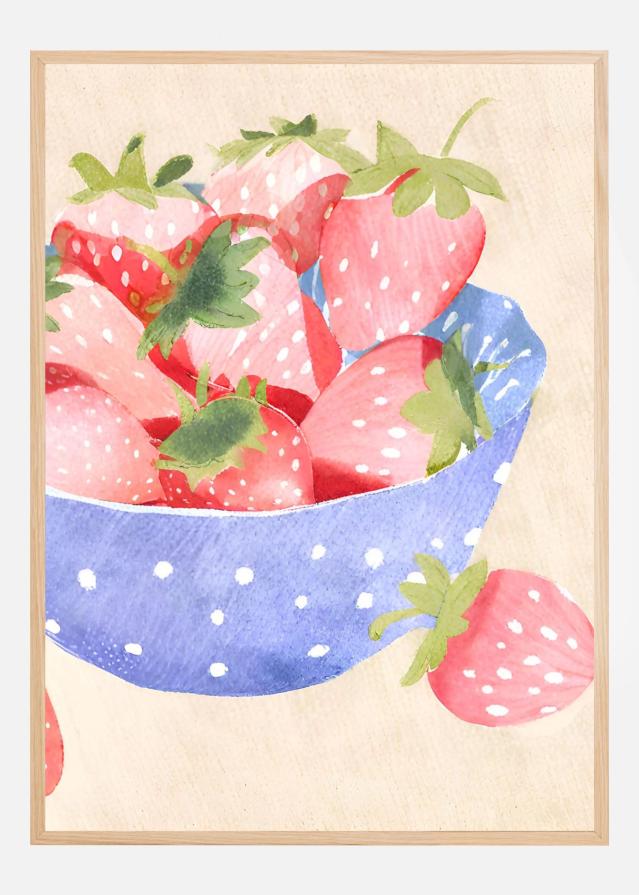 Erdbeeren in Schale Juliste