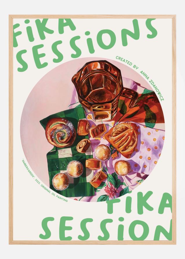 Amber and Green Juliste