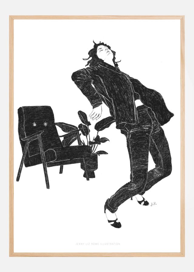 Jlr Dancingathome6 Blackandwhite Copy Juliste