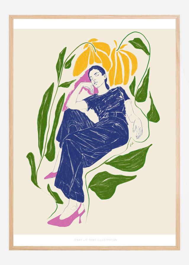 Jlr Quiet in the garden Juliste