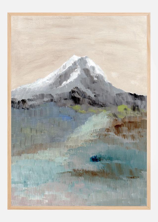 Calm mountainscape Juliste