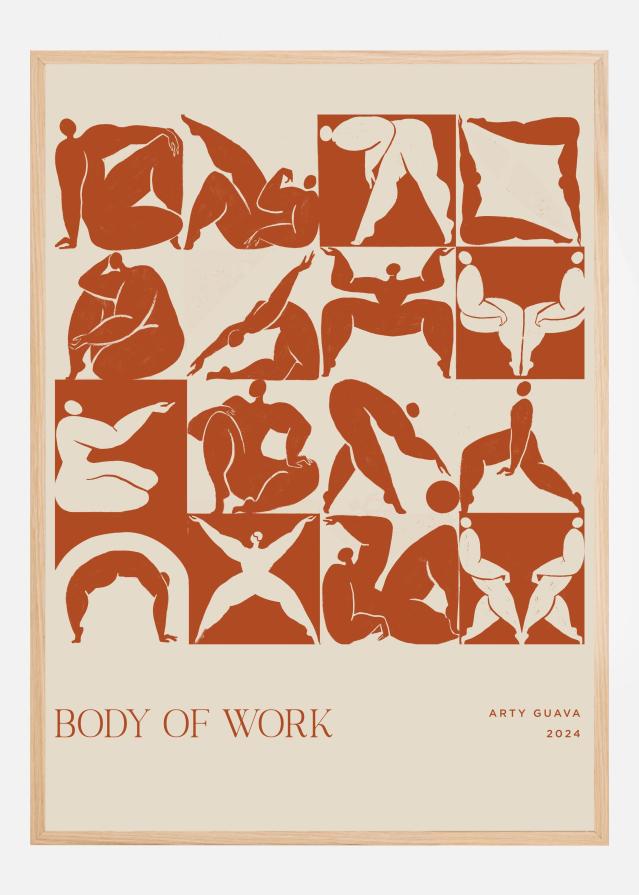 Body of Work (terracotta) Juliste