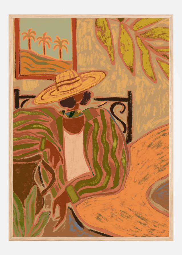 Lady in Stripe Juliste