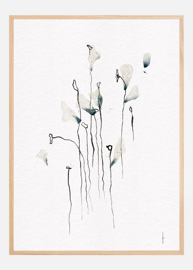 COLORED BY THE SKY digital watercolor painting Juliste