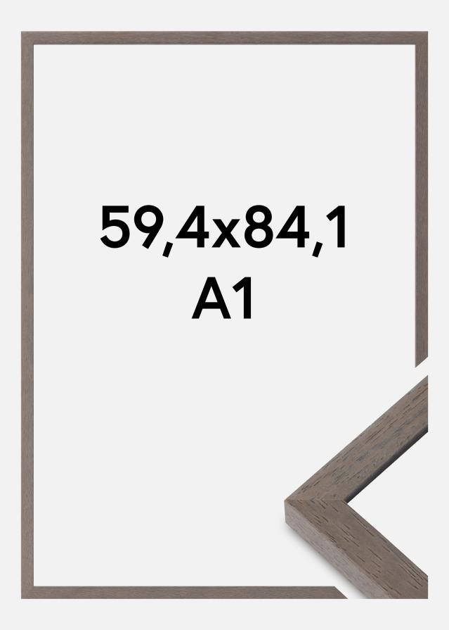 Kehys Hermes Akryylilasi Harmaa 59,4x84,1 cm (A1)