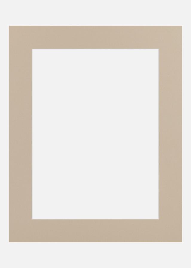 Passepartout Fossil (Valkoinen keskus) 40x50 cm (29x39)