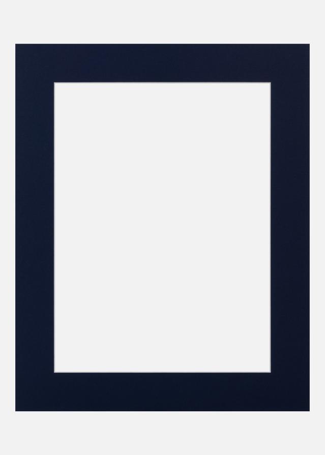 Passepartout Deep Blue (Valkoinen keskus) 50x50 cm (39x39)