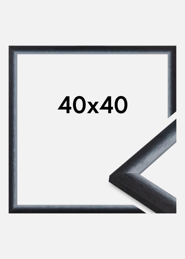 Kehys Cornwall Akryylilasi Musta 40x40 cm