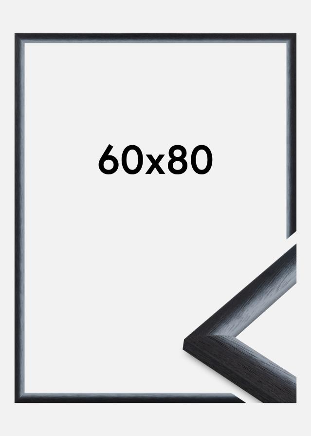 Kehys Cornwall Akryylilasi Musta 60x80 cm