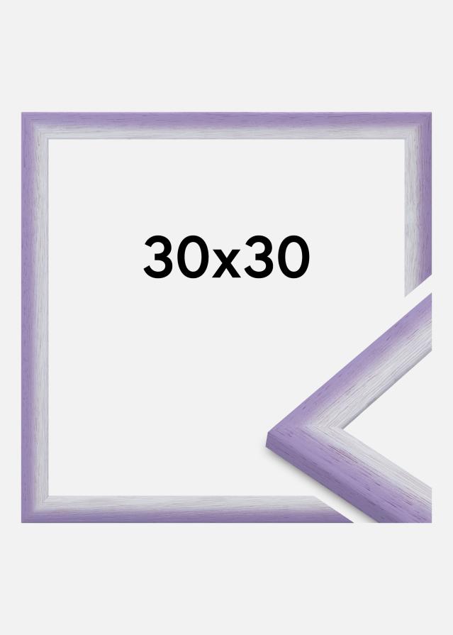 Kehys Cornwall Akryylilasi Vaaleanliila 30x30 cm