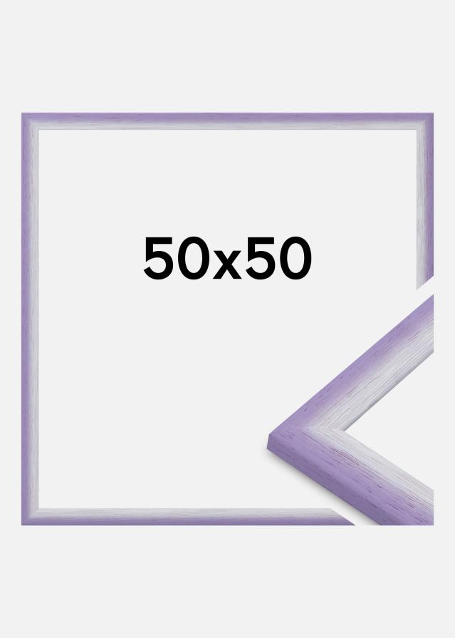 Kehys Cornwall Akryylilasi Vaaleanliila 50x50 cm