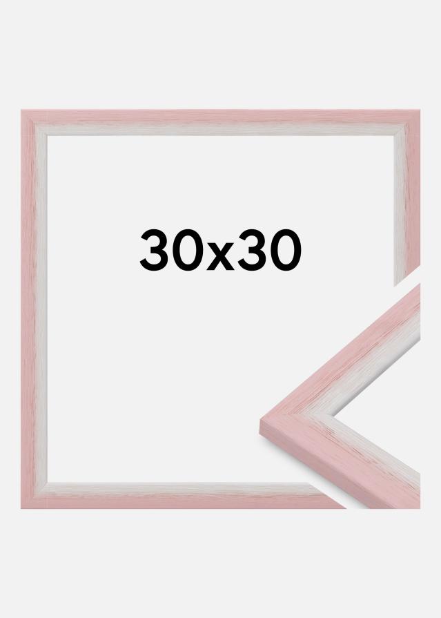 Kehys Cornwall Akryylilasi Vaaleanpunainen 30x30 cm