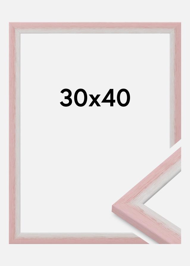 Kehys Cornwall Akryylilasi Vaaleanpunainen 30x40 cm