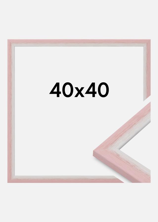 Kehys Cornwall Akryylilasi Vaaleanpunainen 40x40 cm
