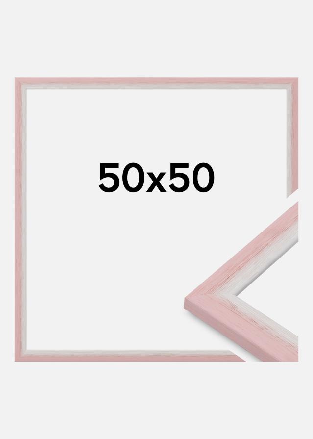 Kehys Cornwall Akryylilasi Vaaleanpunainen 50x50 cm