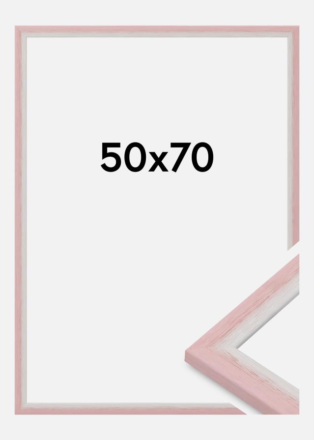 Kehys Cornwall Akryylilasi Vaaleanpunainen 50x70 cm