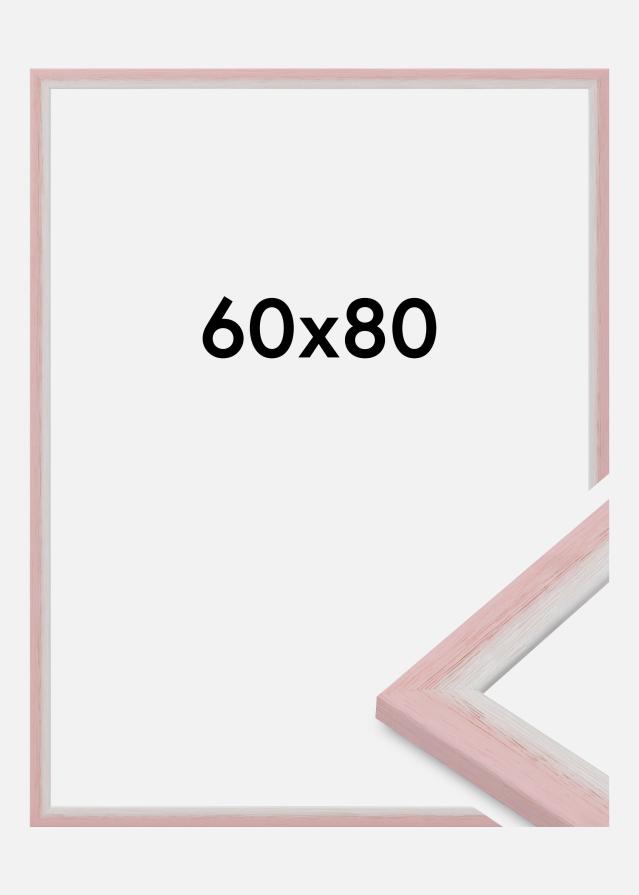 Kehys Cornwall Akryylilasi Vaaleanpunainen 60x80 cm