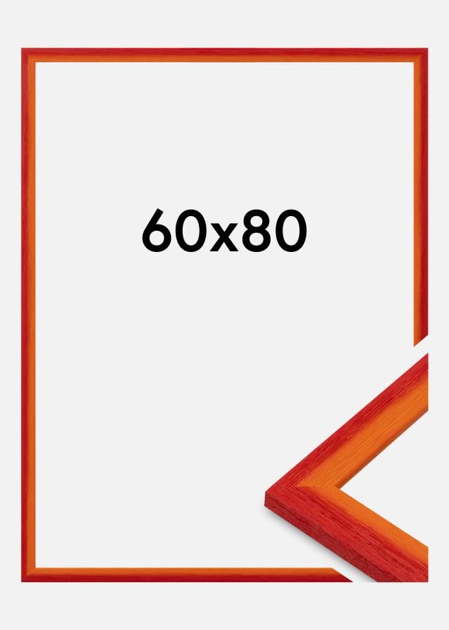 Kehys Cornwall Akryylilasi Punainen 60x80 cm