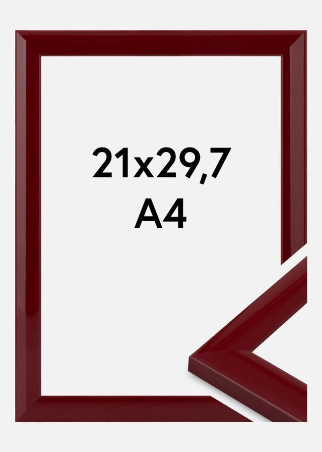 Kehys Dorset Akryylilasi Tummanpunainen 21x29,7 cm (A4)