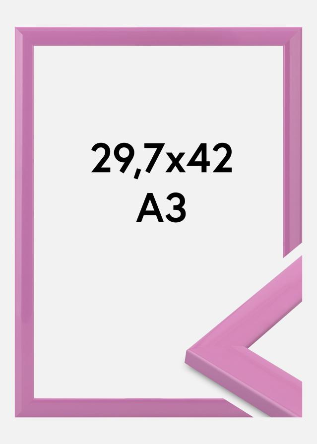 Kehys Dorset Akryylilasi Vaaleanpunainen 29,7x42 cm (A3)