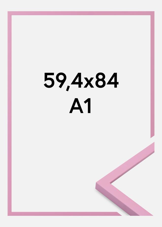 Kehys Kent Akryylilasi Vaaleanpunainen 59,4x84,1 cm (A1)