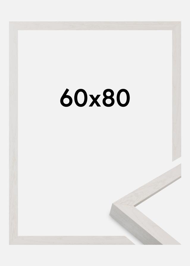 Kehys Wells Akryylilasi Valkoinen 60x80 cm