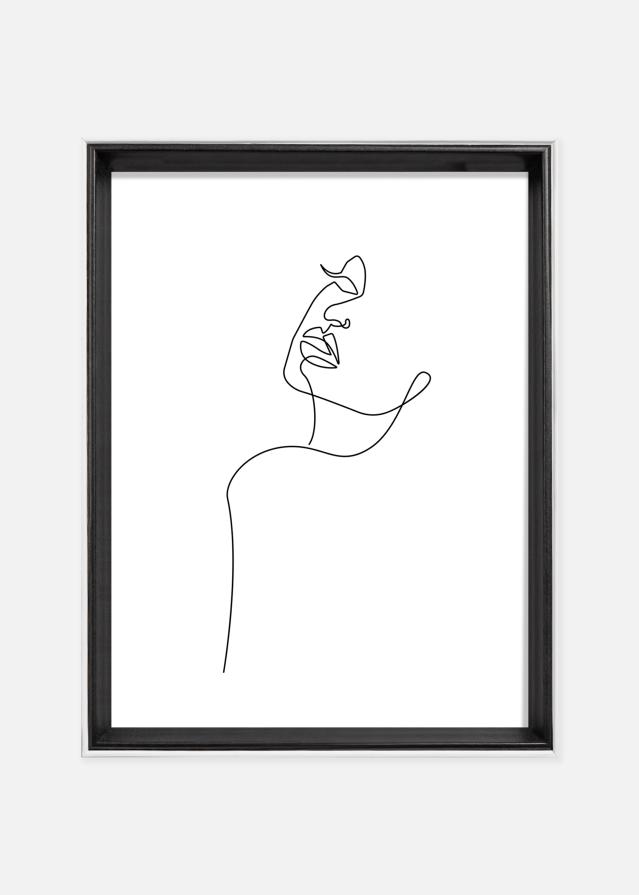 Kehys Silhouette Musta 18x24 cm