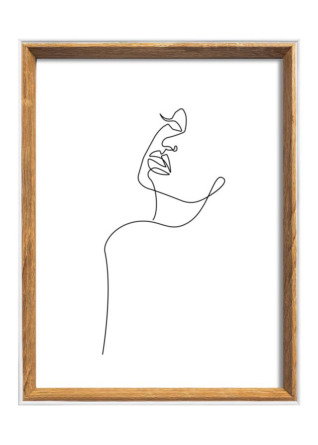 Kehys Silhouette Pähkinä 18x24 cm