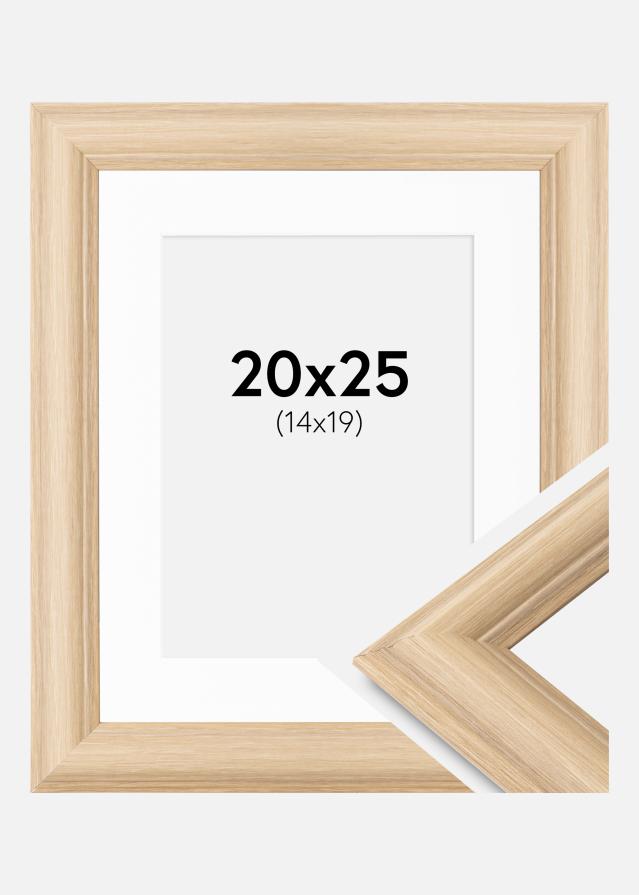 Kehys Västkusten Tammi 20x25 cm - Passepartout Valkoinen 15x20 cm