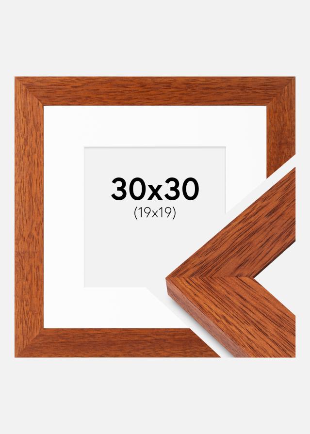 Kehys Juno Kirsikka 30x30 cm - Passepartout Valkoista 20x20 cm