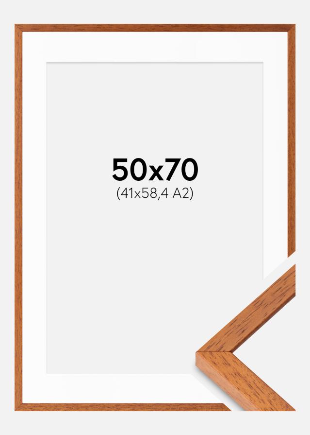 Kehys Ares Kirsikka 50x70 cm - Passepartout Valkoista 42x59,4 cm