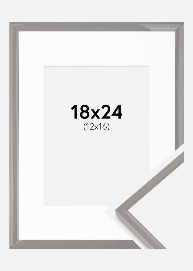 Kehys New Lifestyle maan harmaa 18x24 cm - Passepartout Valkoista 13x17 cm