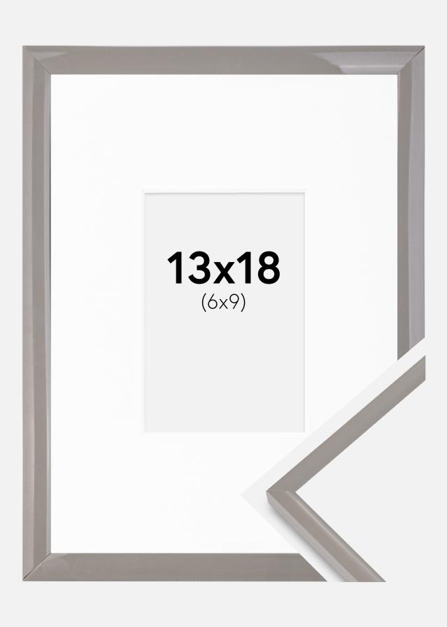 Kehys New Lifestyle maan harmaa 13x18 cm - Passepartout Valkoista 7x10 cm