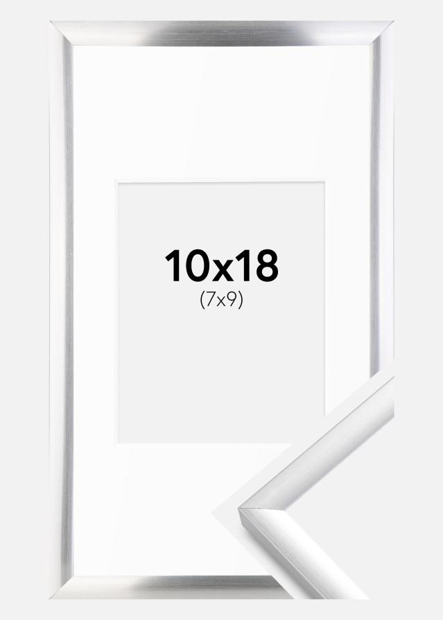 Kehys New Lifestyle Hopea 10x18 cm - Passepartout Valkoista 8x10 cm