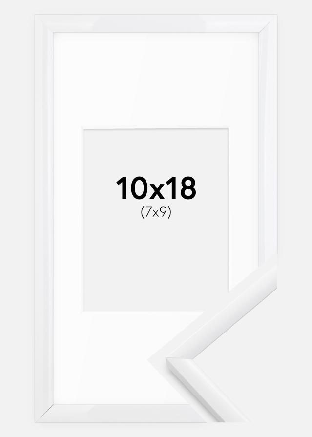 Kehys New Lifestyle Valkoista 10x18 cm - Passepartout Valkoista 8x10 cm
