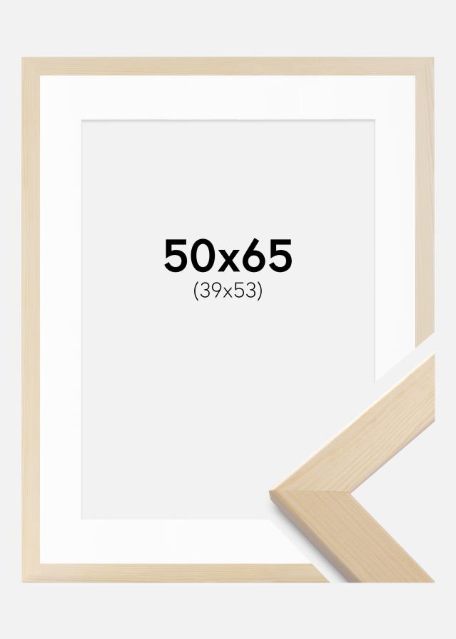 Kehys Trendline Luonto 50x65 cm - Passepartout Valkoista 40x54 cm