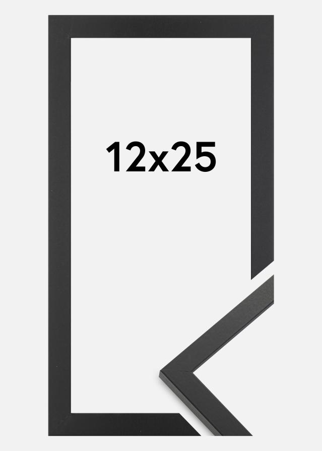 Kehys Trendy Akryylilasi Musta 12x25 cm
