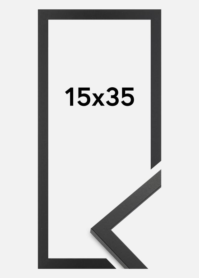 Kehys Trendy Akryylilasi Musta 15x35 cm