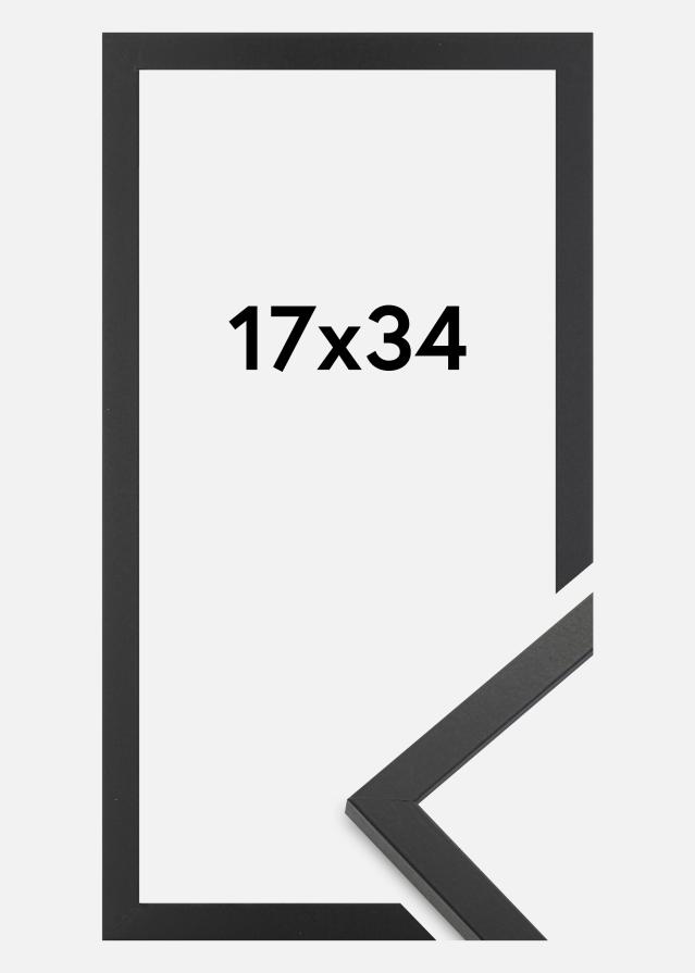 Kehys Trendy Akryylilasi Musta 17x34 cm