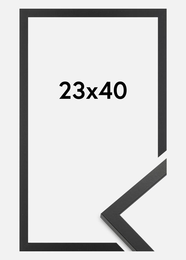 Kehys Trendy Akryylilasi Musta 23x40 cm
